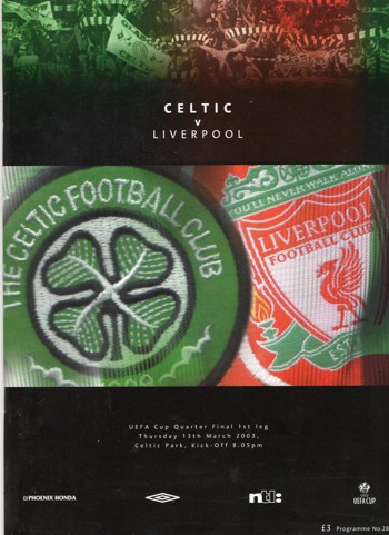 Match programme